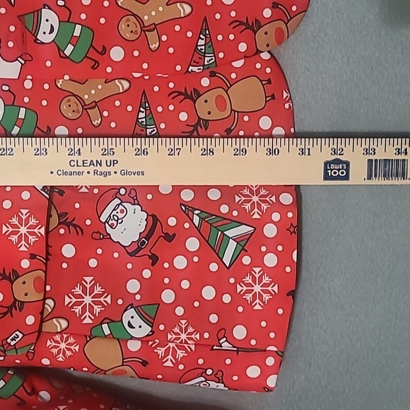 You Look Ugly Today Red Christmas Blazer Jacket W/Tie - Size Large NEW WITH TAGS - Picture 9 of 16